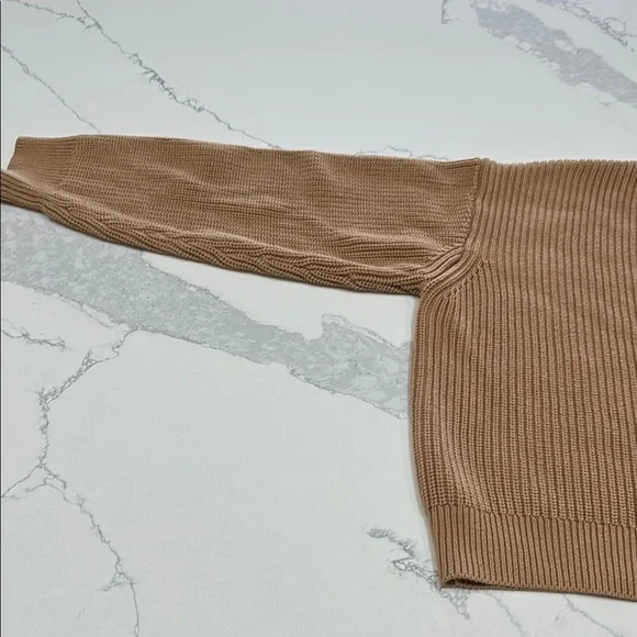 Quince Camel Knit Sweater - Picture 4 of 6